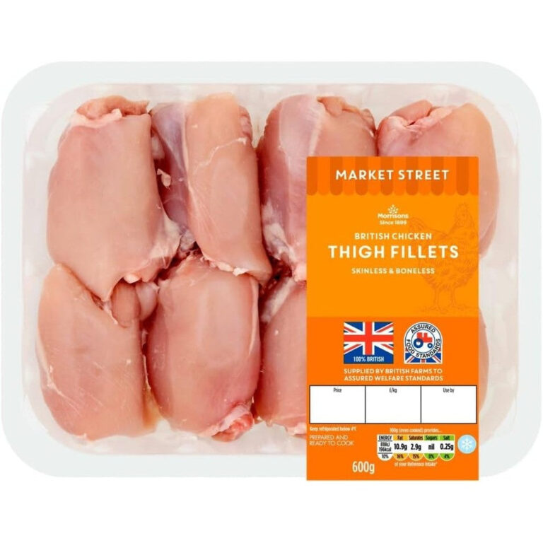 Morrisons Market Street British Chicken Thigh Fillets, 600G