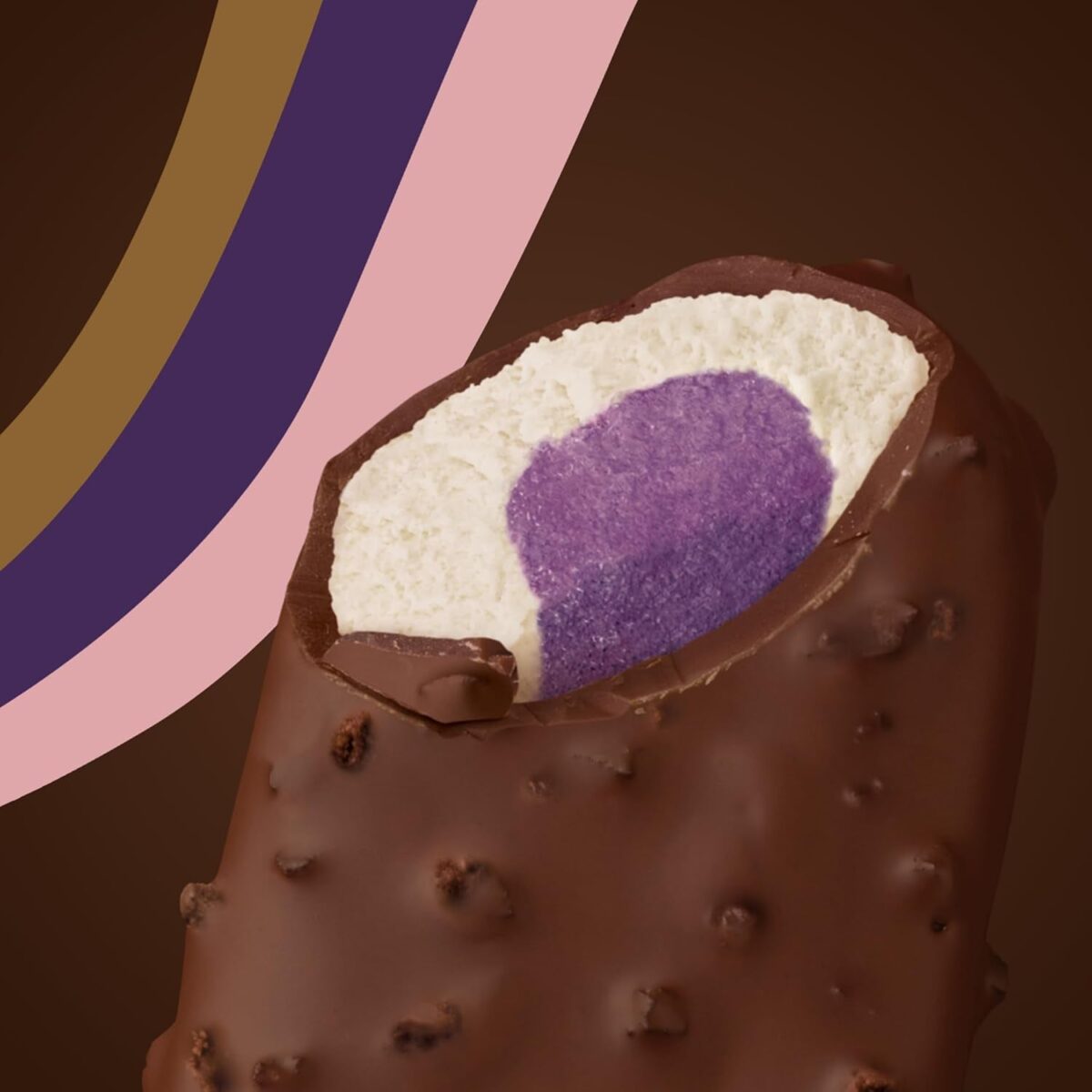 Magnum Chill Blueberry Cookie with Chocolate Made from Rainforest Alliance Certified Cocoa Ice Cream Sticks Crafted with Vegan Biscuit & Vanilla Ice Cream, Blueberry Sorbet and Cookie Pieces 3X 90 Ml