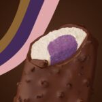 Magnum Chill Blueberry Cookie with Chocolate Made from Rainforest Alliance Certified Cocoa Ice Cream Sticks Crafted with Vegan Biscuit & Vanilla Ice Cream, Blueberry Sorbet and Cookie Pieces 3X 90 Ml