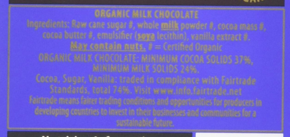 Green & Black'S Organic Milk Chocolate Bar, 90 G