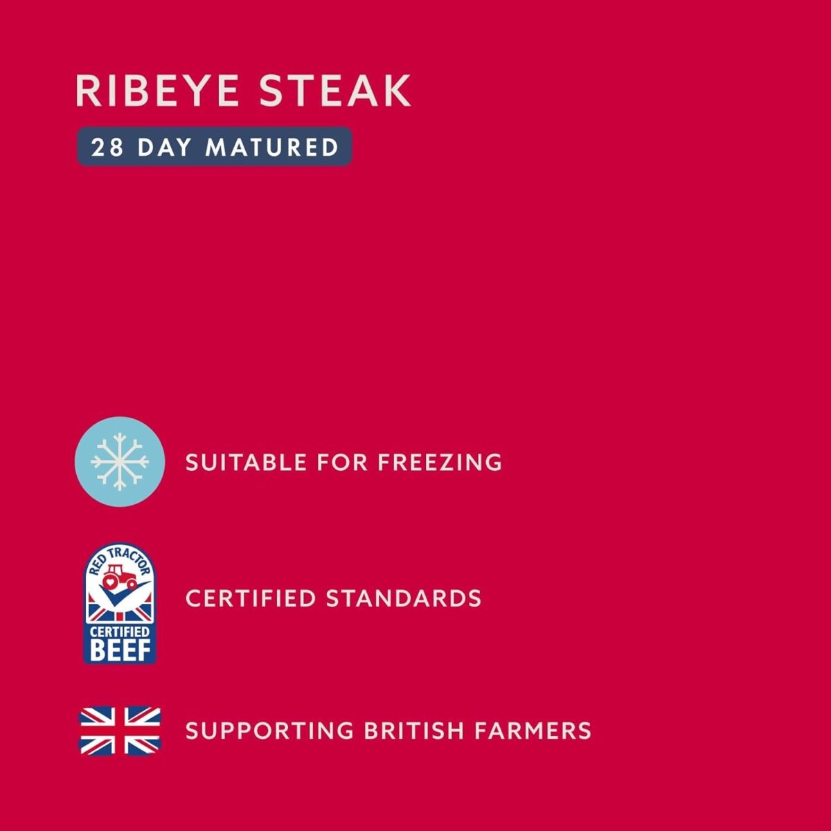 By Amazon British Ribeye Steak (28 Day Matured), 227G