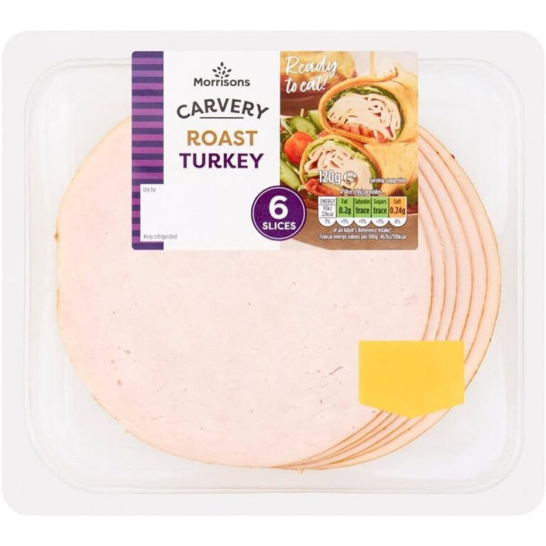 Morrisons Carvery Roast Turkey 6 Slices, 120G