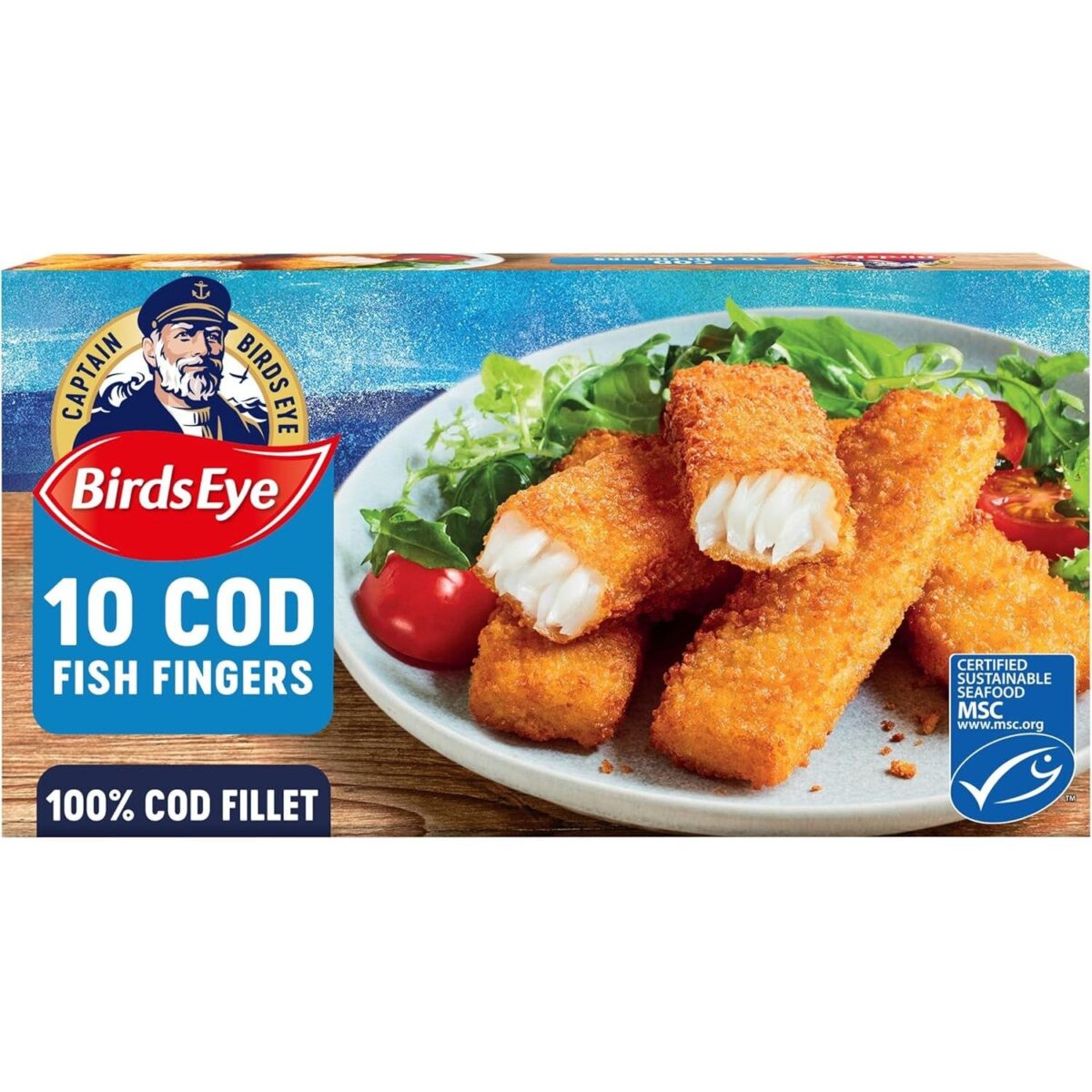 Birds Eye 10 Cod Fish Fingers, 280 G