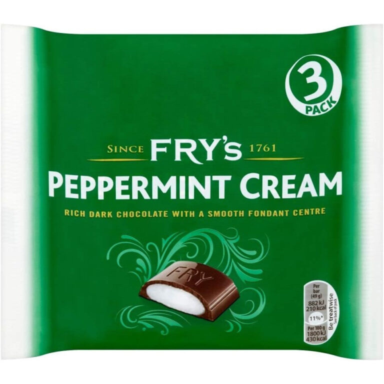 Fry'S Peppermint Cream, 49 G (Pack of 3), White