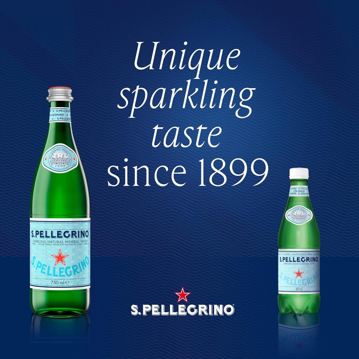 San Pellegrino Sparkling Natural Mineral Water, 6X500 Ml