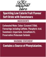 Dr Pepper Zero 2 Litre