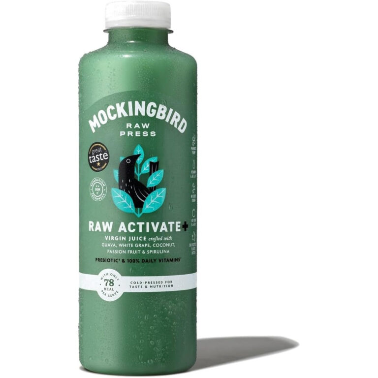 Mockingbird Raw Activate Guava & Grape Cold Pressed Juice 750Ml