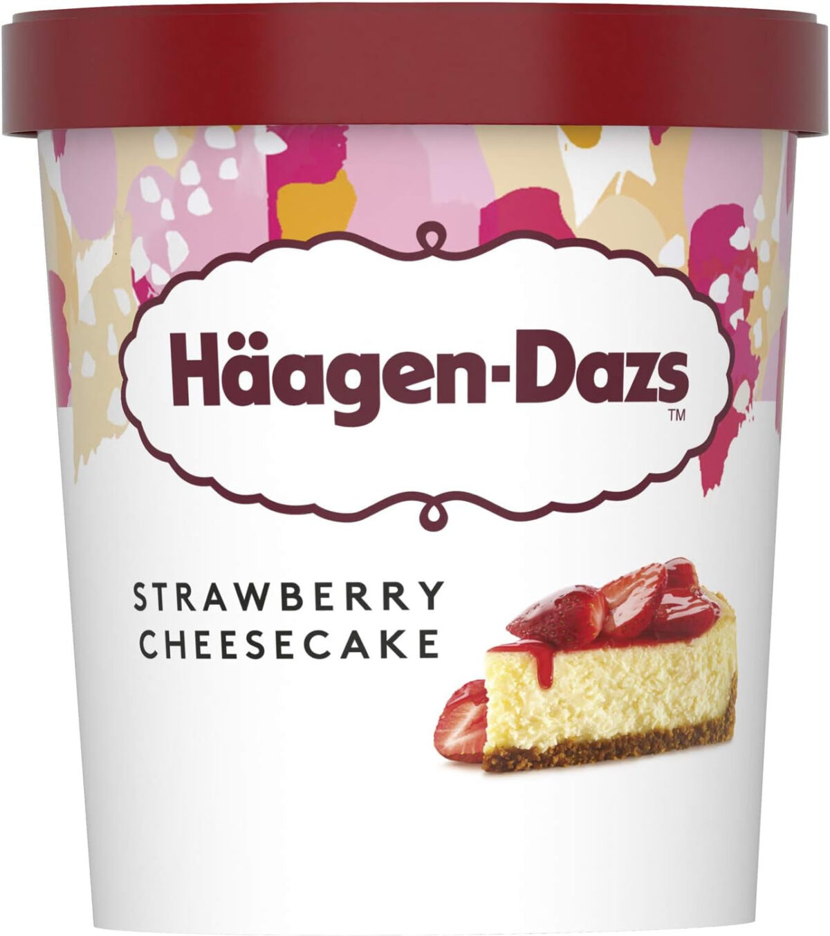 Häagen-Dazs Ice Cream, Strawberry Cheesecake, 460Ml (Frozen)
