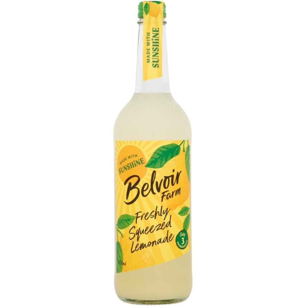 Belvoir Farm Freshly Squeezed Lemonade, 750Ml