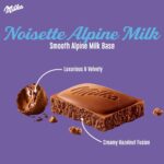 Milka Noisette Alpine Milk Chocolate Bar, Perfect for Sharing, 100G