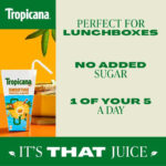 Tropicana Kids Pineapple & Mango Smoothie 4X150Ml​