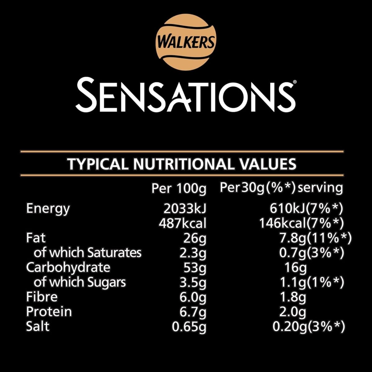 Walkers Sensations Mature Cheddar Cheese & Chilli Crisps 150G