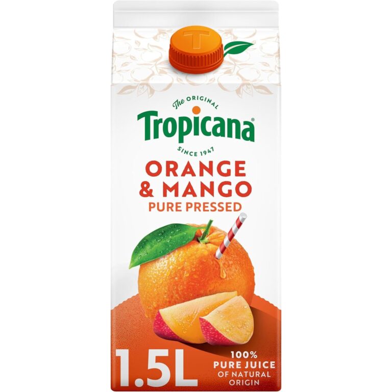 Tropicana Pure Orange & Mango Fruit Juice 1.5 L