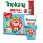 Tropicana Kids Strawberry & Banana Smoothie 4X150Ml​