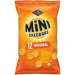 Jacob'S Mini Cheddars Original Multipack - Baked with Real Cheese, 12 Packs X 23G