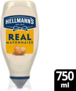 Hellmann'S Real Mayonnaise Condiment 100% Recyclable Squeeze Bottle Creamy Mayo for Burgers, Sandwiches and Salads 750 Ml