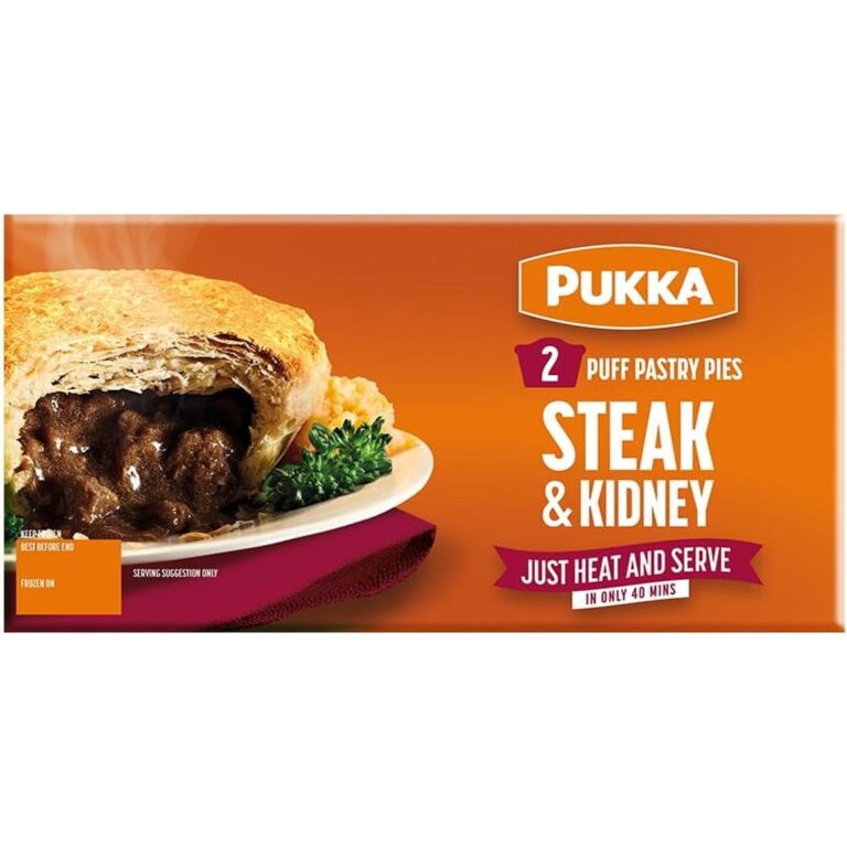 Pukka 2 Steak Microwaveable Shortcrust Pies