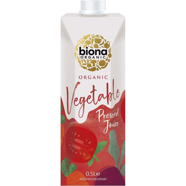 Biona Organic Vegetable Pressed Juice, 500Ml