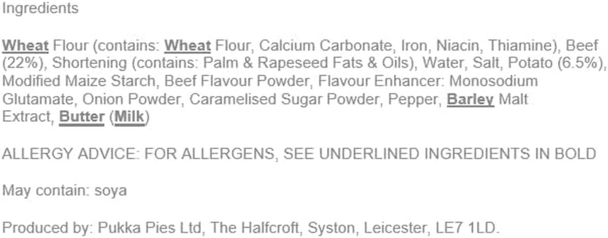 Pukka 2 Steak Microwaveable Shortcrust Pies