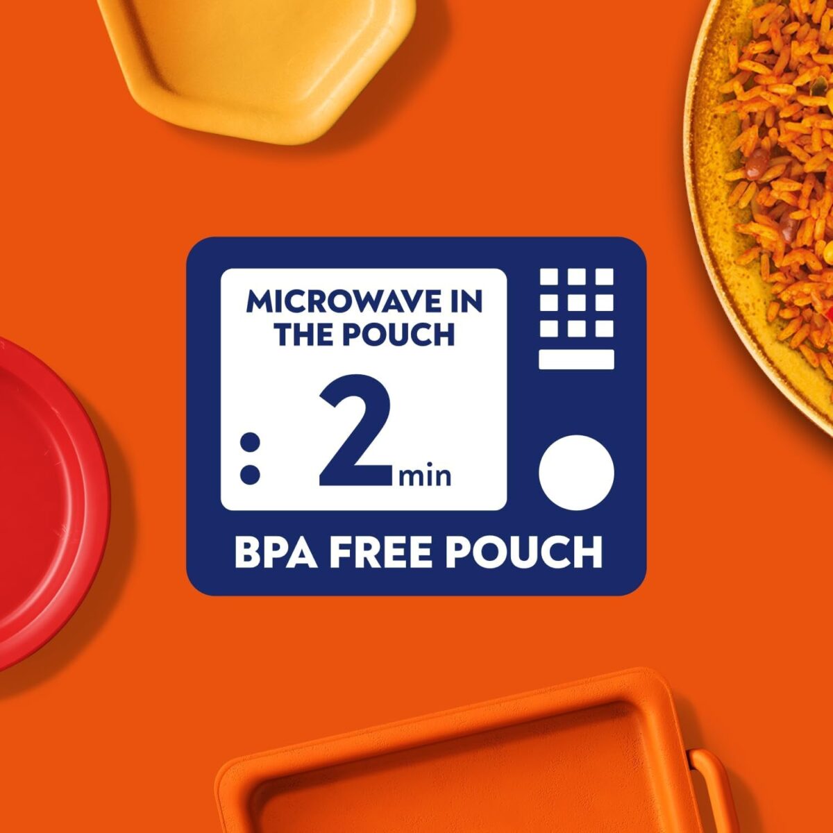 BEN'S ORIGINAL Spicy Mexican Microwave Rice Pouch 220G - Serves 2